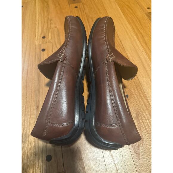 ECCO Men’s Leather Slip On Loafers Brown Comfort Casual Shoes EU 45 US 11.5 main image 6